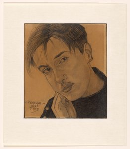 Zelfportret (met hand)