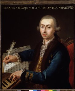 Portret van Gian Francesco de Majo (1732-1770) Italiaanse componist