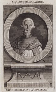 Karel III, koning van Spanje door Diego Rodriguez de Silva y (after) Velazquez