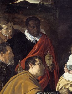 Aanbidding der Wijzen (detail) door Diego Velázquez