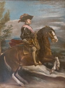 Ruiterportret van Filips IV door Diego Velázquez