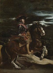 Filips IV te Paard door Diego Velázquez