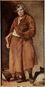 Portret van Aesopus, Griekse schrijver