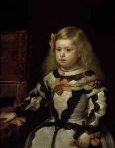 Portret van de Infanta Margherita op 4-jarige leeftijd door Diego Rodriguez de Silva y Velazquez