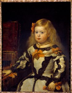 Portret van de Infante Maria Marguerite (1651-1673) dochter van Filips IV