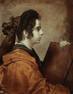 Sibilla (Juana Pacheco), c.1632 door Diego Rodriguez de Silva y Velazquez