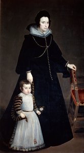 Dona Antonia Ifenarrietta en Haar Zoon, 1631 door Diego Velázquez