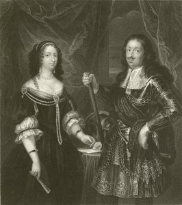 Ferdinand van Medicis en zijn echtgenote door Diego Velázquez