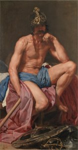 Mars, ca 1638 door Diego Velázquez