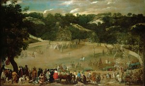 Philip IV op Wilde Zwijnenjacht (La Tela Real), ca.1632-7