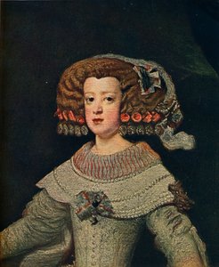 Portret van koningin Maria-Anna, Mariana van Oostenrijk, 1652, 1910 door Diego Velázquez