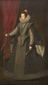Portret van Elisabeth van Frankrijk 1602-1644, koningin-gemalin van Spanje, 1630s