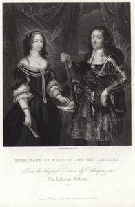 Portret van Ferdinand van Medicis en zijn echtgenote