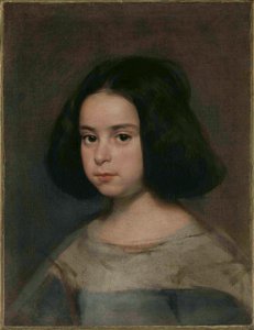 Portret van een meisje door Diego Velázquez