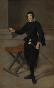 Portret van de Nar Calabazas, c. 1631-32 door Diego Velázquez
