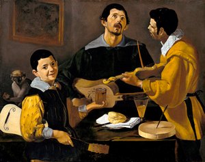 De Drie Muzikanten, ca. 1616 door Diego Velázquez