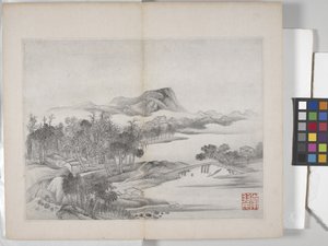 Album van Landschapsschilderijen door Ding Yunpeng