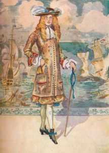 Een man uit de tijd van Karel II, 1907 door Dion Clayton Calthrop