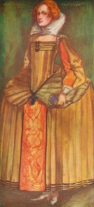 Een Vrouw Uit De Tijd Van Elizabeth, 1907 door Dion Clayton Calthrop