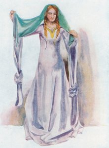 Een vrouw uit de tijd van Stefanus 1135-1154 door Dion Clayton Calthrop
