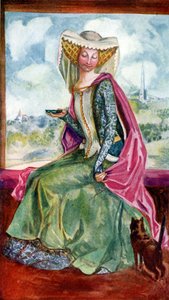 Vrouwenkostuum in het bewind van Hendrik V (1413-1422)
