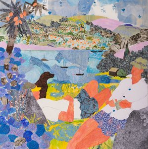 Naast de zee, 2017 (collage)