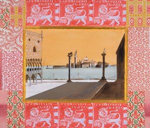 Venetië, San Marco (aquarel en inkt) door Dione Verulam