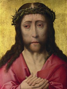 Christus van pijn gekroond met doornen