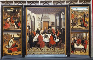 Schilderijen van het laatste avondmaal, Leuven, Vlaams-Brabant, Vlaanderen, België