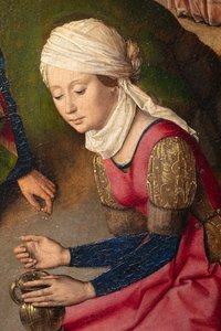 Laatste Avondmaal (detail) door Dirck Bouts