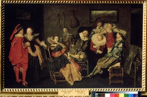 Het vrolijke gezelschap door Dirck Hals