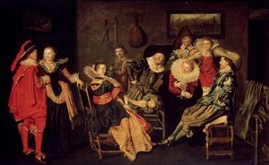 Het Vrolijke Gezelschap, 17e eeuw door Dirck Hals