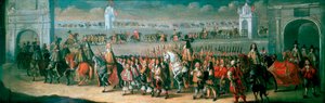 Charles II trekt van de Tower of London naar Westminster, 22 april 1661