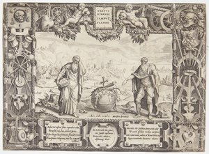 Heraclitus en Democritus, of vermaning tot uithoudingsvermogen en verdraagzaamheid door Dirck Volckertsz. Coornhert