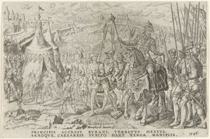 Keizerlijk kamp te Ingolstadt, 1546 Overwinningen van Karel V Divi Caroli. V. imp. opt. max. victoriae, ex multis praecipuae