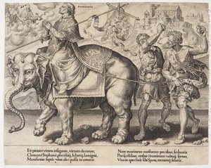 De triomf van Stefanus door Dirck Volckertsz. Coornhert
