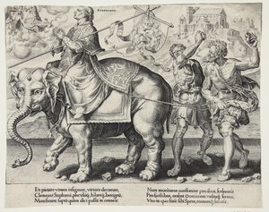 De triomf van Stefanus door Dirck Volckertsz. Coornhert
