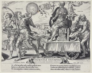 De triomf van geduld door Dirck Volckertsz. Coornhert