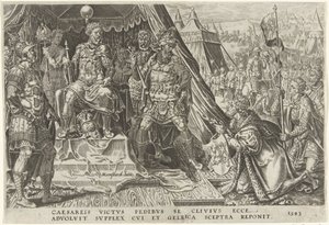 Willem II, hertog van Gelre, onderwerpt zich aan het gezag van Karel V, 1543 (Overwinningen van Karel V)