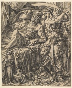Judith onthoofdt Holofernes, uit Het verhaal van Judith en Holofernes