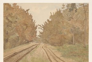 Landschap in Drenthe door Dirk Arnoldus Tavenraat