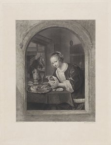 Het oesteretertje door Dirk Jurriaan Sluyter