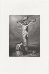 Maria Magdalena bij het kruis