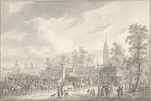 Het vertrek van het garnizoen van Amersfoort in 1790