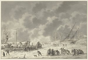 Vluchten van de Landzaten te Texel, januari 1795