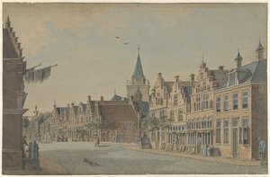 De visbrug in Woerden door Dirk Verrijk