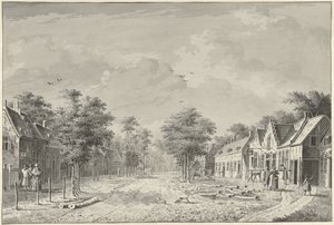 Gezicht op het dorp De Bilt door Dirk Verrijk