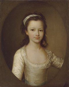 Portret van gravin Yekaterina Artemyevna Vorontsova 1780-1836 als kind, eind 1780s
