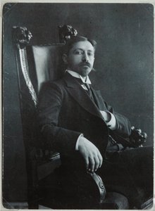 Portret van de auteur Ivan A. Boenin 1870-1953, 1909