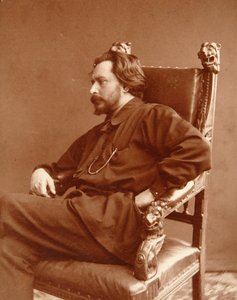Portret van de auteur Leonid Nikolaievich Andreyev (1871-1919)